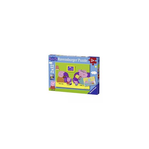 Puzzle RAVENSBURGER 07596 100 Peças Desenhos Animados Ravensburger - Quebra-cabeças de encaixar - 100 peças, desenhos animados, encaixe fácil, borda reforçada