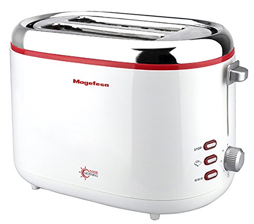 Torradeira Magefesa Good Morning | Branco (Pequeno Almoço / Café) Magefesa - Eletrodomésticos - 2 fatias, 7 níveis, reciclável, inox