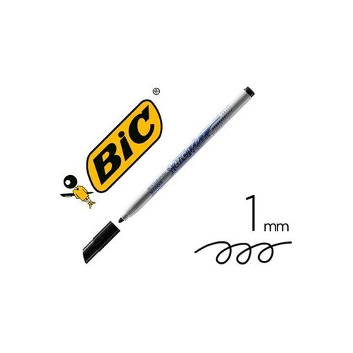 Marcador Bic Velleda Ponta Fina Preto (Caixa de 24) BIC - Marcadores e marcadores de texto - ponta fina, preto, caixa de 24