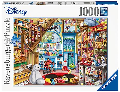 Puzzle RAVENSBURGER Tienda de Juguetes Disney (Idade Mínima: 12 Anos - 1000 Peças) Ravensburger - Quebra-cabeças - puzzle, madeira, desafio, 4032 peças, estabilidade
