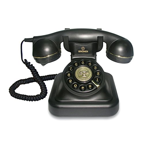 Telefone com fio BRONDI VINTAGE 20 Branco Tiptel - Telefones com fios - telefone, fio, vintage, branco, design, volume, silenciar