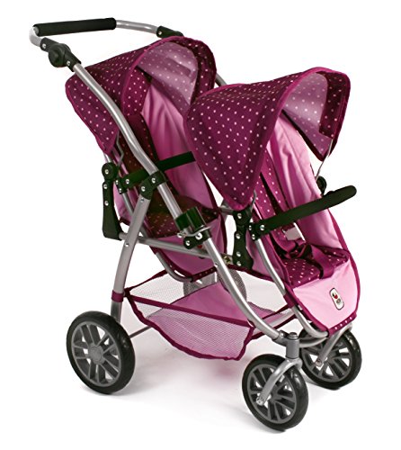 Carrinho de Bonecas BAYER Chic (Idade Mínima Recomendada: 3 anos) Bayer Chic 2000 - Móveis para bebês e crianças pequenas - 3 anos, dois assentos, ajustável, rodas giratórias
