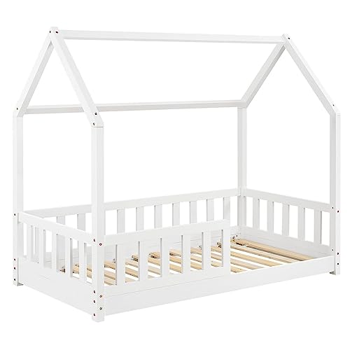 Cama de Madeira para Crianças WEB2O | Branco WEB2O - Camas e estruturas de cama - madeira, cabana, corte escondido, compatível 90x190