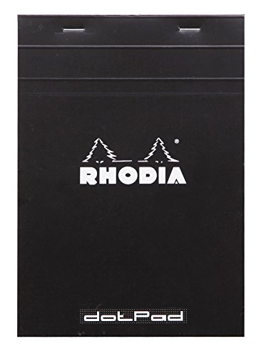 Caderno RHODIA Dotpad (A5 - 21x15cm - Preto) Rhodia - Cadernos e bloco de notas - 21x15cm, 80g/m, pontilhado, 5mm