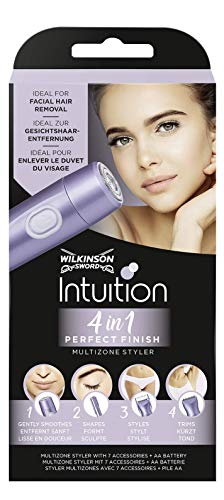Wilkinson Sword Intuition Perfect Finish Preto Wilkinson Sword - Barbear e cabelo - perfeito, tecologia de aço inoxidável, corte mais próximo