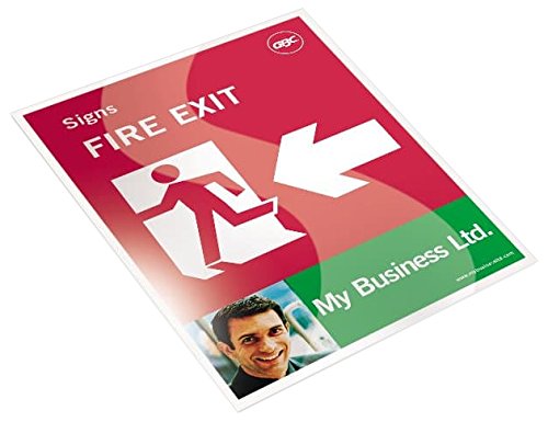 GBC Peel'n Stick A4 80 Micron Clear Plastic Binding Covers (Pack of 25) GBC - Filme de laminação, pochetes e folhas - 