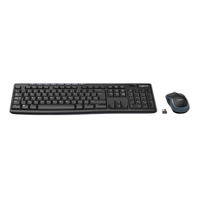 Teclado Wireless Logitech MK270 Preto (Acessório Informática e Tel.) Logitech - Conjuntos de acessórios de computador - wireless, logitech, preto
