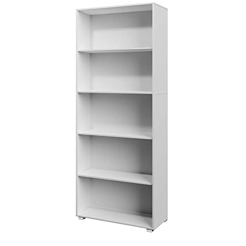 Estante Branco 190X60X28Cm 5 Prateleiras Casaria - Estantes e prateleiras de pé - 190x60x28cm, 5 prateleiras, ajustável, fácil de montar