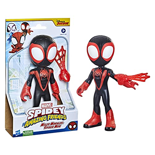 Figura de Ação AVENGERS Spidey and His Amazing Friends Miles Morales (Idade Mínima Recomendada: 4 anos) Hasbro - Bonecos de ação e brinquedo - miles morales, articulada, 22,5 cm, acessório aranha