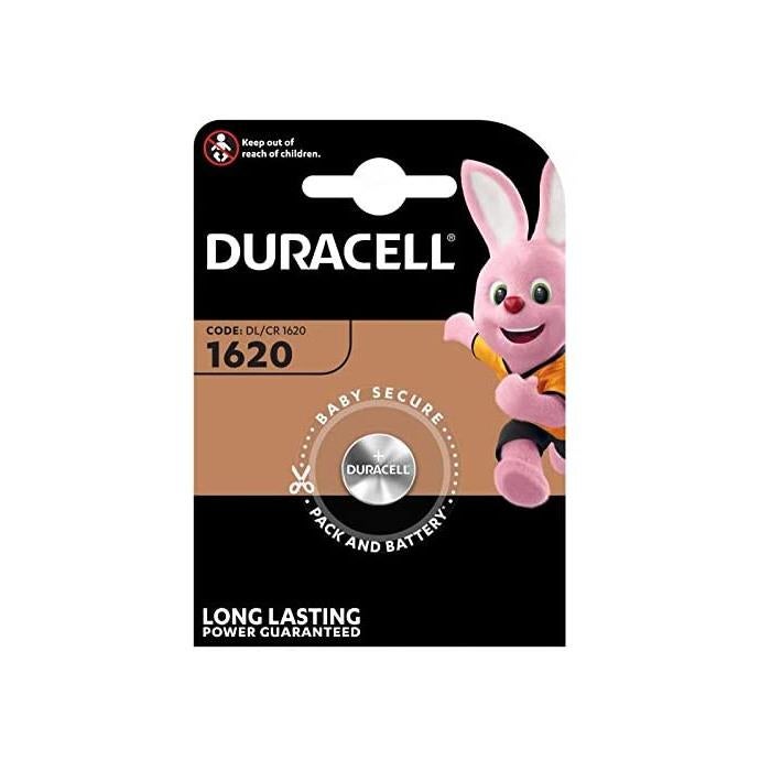 Pilha não Recarregável DURACELL DRB1620 CR1620 3V Duracell - Baterias - litio, button/coin, 3V, CR1620