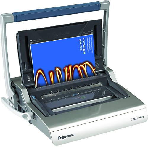 Fellowes Galaxy Wire Binding Machine 130 folhas Preto, Prateado Fellowes - Máquinas de encadernação - 130 folhas, preto prateado, digital, fellowes galaxy