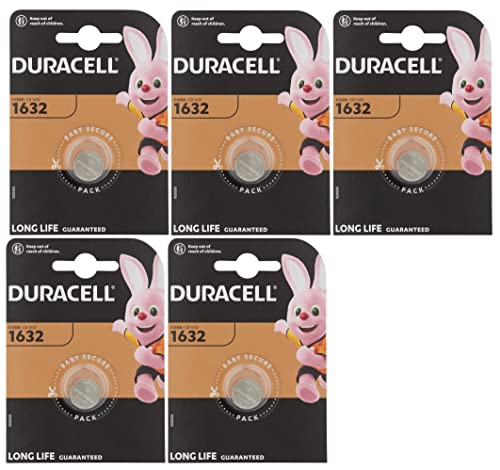 Pilhas DURACELL Duralock CR1632 (5 unidades) Duracell - Baterias - litio, CR1632, 3V, 620mAh