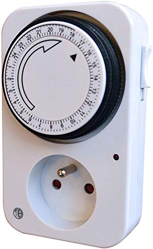 Programador de chuveiro TIBELEC 560100 Branco Tibelec - Tomadas e soquetes de energia - branco, plástico