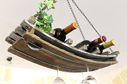 Suporte de Vinho DAN DIBO (Madeira - 65 x 60 x 20 cm) DanDiBo - Cozinha & sala de jantar - madeira, 65x60x20cm