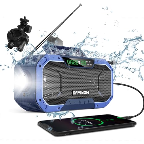 Rádio Solar com Altavoz Bluetooth e Suporte para Bicicleta KAYINOW - Radios - bluetooth, altavoz, suporte bicicleta