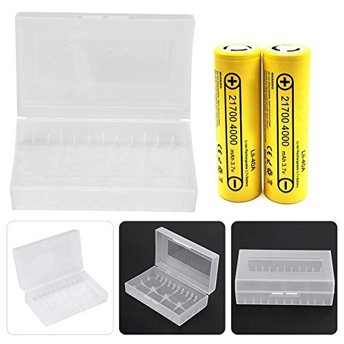 Caixa de Bateria SHARAINN 2PCS 2*20700/21700 Sharainn - Recipientes de armazenamento doméstico - 20700, 21700, resistente à água, alta qualidade