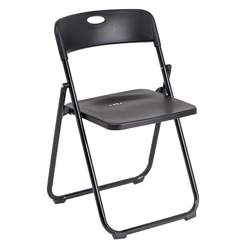 Cadeira dobrável BARONI Home (Preto - PVC - 74 x 43 x 49 cm) Baroni Home - Cadeiras - dobrável, pvc, 74 x 43 x 49 cm