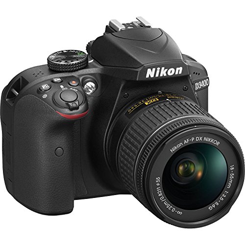 Máquina Fotográfica Reflex NIKON D3400 + AF-P DX VR (24.2 MP - Sensor: DX) Nikon - Câmeras - 24.2 MP, sensor dx, lente AF-P, vr