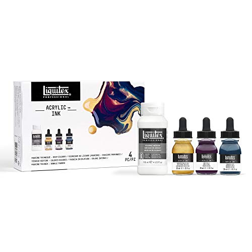 Tinta LIQUITEX Liquitex Professional Ink Dark Colors Set LIQUITEX - Tinta, tinta de arte e esmalte - acrílica, fluida, permanente, resistente
