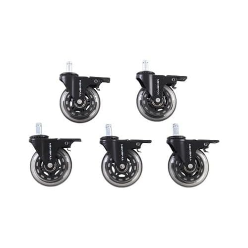 Roupeiro NS NEWSKILL WHEEL SILVER BRAKE (Preto) Newskill - Cadeiras de escritório - 2 compartimentos, prateleira, rodas, transporte