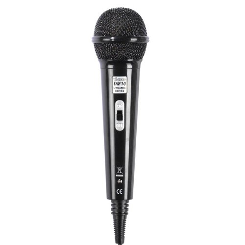 Microfone VIVANCO DM 10 (Preto - Condensador) Vivanco - Microfones - condensador, jack 3.5mm, 100-10.000 Hz, sensibilidade -55 dB