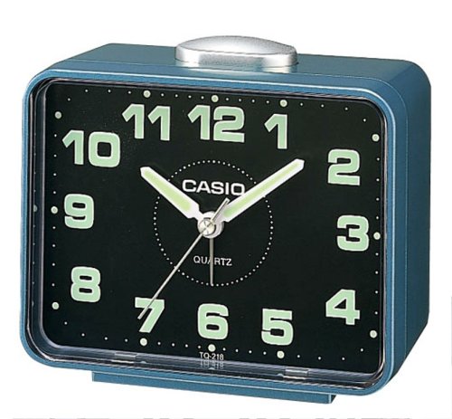 Relógio de Mesa CASIO TQ-218-2EF (Preto) Casio - Relógios - relógio, preto, alarme, despertador