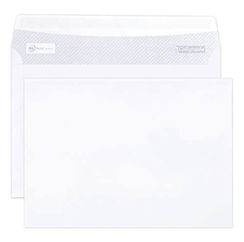 Clairefontaine 697C envelope autocollante Blanc (Accessoire papeterie) Clairefontaine Rhodia - Envelopes - autocorreante, polipropileno, papel reciclado, borracha natural