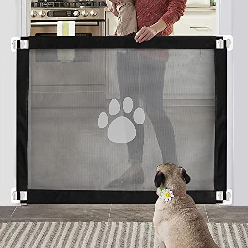 Porta de Segurança para Cães NAMSAN 80x100cm NAMSAN - Produtos para animais de estimação - preto, pvc, 80x100cm