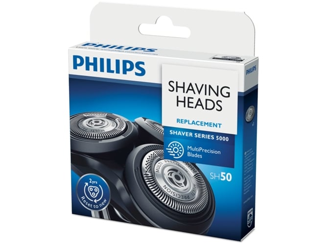 Máquina de Barbear PHILIPS Shaver S5000 (Autonomia 60 min - Bateria) Philips - Barbear e cabelo - 60 min, bateria, aço inoxidável, plug-in