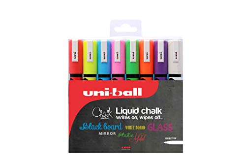 Marcador para quadros brancos UNI Chalk (Multicor - Ponta de 1.8 - 2.5 mm) Uni - Marcadores e marcadores de texto - multicor, ponta 1.8-2.5mm