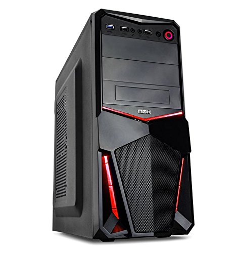 Caixa PC CoolBox NXPAXR (ATX - Preto) NOX - Gabinetes de computador de mesa e servidor - ABS sintéticos, sgcc, ATX, mídias-torre