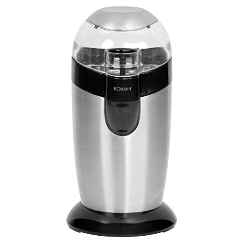 Triturador Bomann KSW 445 CB | Aço inoxidável (Pequeno Almoço) Bomann - Moedores de café - aço inoxidável, 120 W, grãos tostados, potente motor