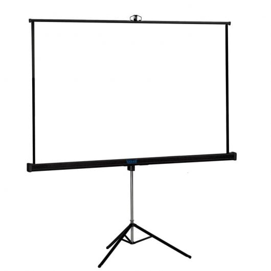 Ecrã de projeção manual IGGUAL PSITS180 iggual - Telas de projeção - manual, preto branco, aço, 180x180x100 cm