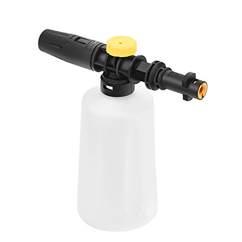 Boquilha de espuma de neve JAJADEAL 700ML Jajadeal - Acessórios para lavadora de alta pressão - 700ml, ajuste pulverização, resistente químicos, fácil limpeza