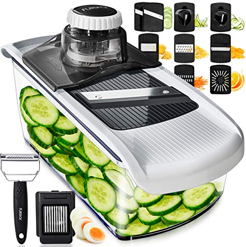 Faca de Cozinha 11 em 1 Multifunções para Mandolina fullstar - Fatiadores de cozinha - 11 em 1, multifunções, removível, lavável