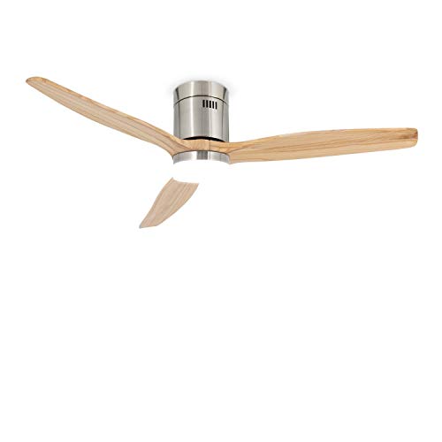 Ventoinha de Teto CREATE LightCalm (Castanho - 100x100 cm) 9480 - Ventiladores de teto - 6 velocidades, motor DC, silencioso, controlo remoto