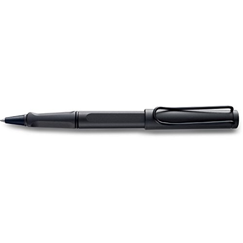 Esferográfica Rollerball LAMY Safari Preto (21 x 8 mm) Lamy - Canetas - rollerball, 21 x 8 mm, tinta água, ponta borracha