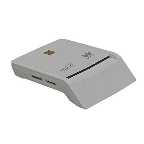 Leitor de Smart Card WOXTER PE26-147 Interior USB 2.0 Branco Woxter - Leitores de cartão eletrônico - smart card, usb 2.0, interior