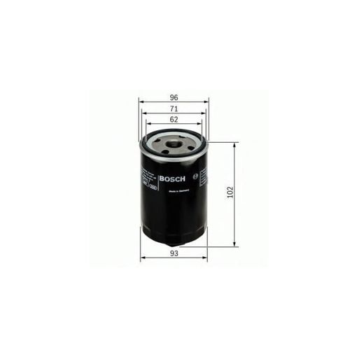 Filtro de Óleo BOSCH 0451103289 (1 peça) Bosch - Circulação de óleo do motor do veículo - filtro de óleo, pano, bosch, 1 peça