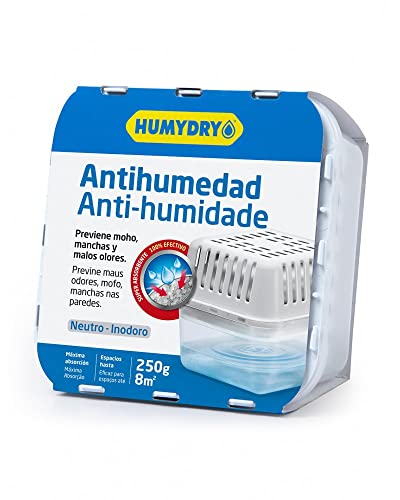 Desumidificador Humydry Basic 250 G (Capacidade de extração: 25 L/dia) HUMYDRY - Humidistatos - desumidificador, humidry basic 250 g, capacidade de extração 25 l/dia