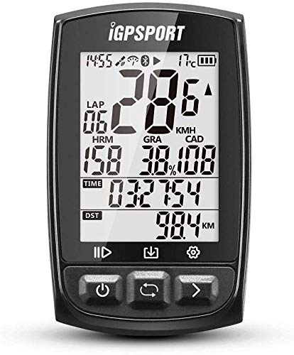 Computador de Rádio GPS IGPSPORT iGS50E (Preto) IGPSPORT - Peças para bicicletas - rádio gps, ecrã anti-reflexo, bateria recarregável, aplicativo