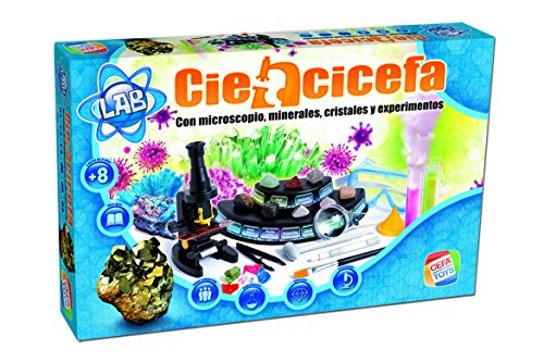Kit de Ciência DISNEY Cienciafá 4 en 1 Química (Idade Mínima: 6) Cefa Toys - Conjuntos de ciência e exploração - química, cristais, microscópio, experimentos