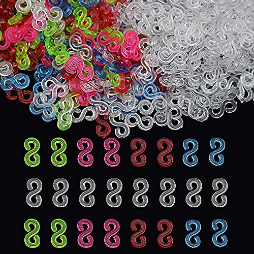 Vegcoo 600Pcs S Clipes Ganchos Para Pulseiras De Bandas Da Arco VEGCOO - Elásticos - vegcoo, 600pcs, clips, gancho, pulseiras, bandas
