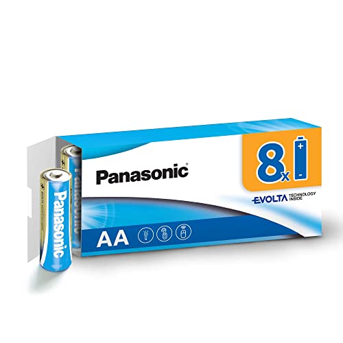 Pilha Recarregável PANASONIC EVOLTA AA (8 unidades) Panasonic batteries - Baterias - recarregáveis, aa, 2100mAh, litio, Evolva