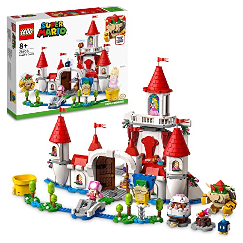 LEGO Super Mario: Castle of the Peach - 71408 (Idade Mínima: 7 - Peças: 107) LEGO - Blocos de encaixe - lego, super mario, peach, Castle