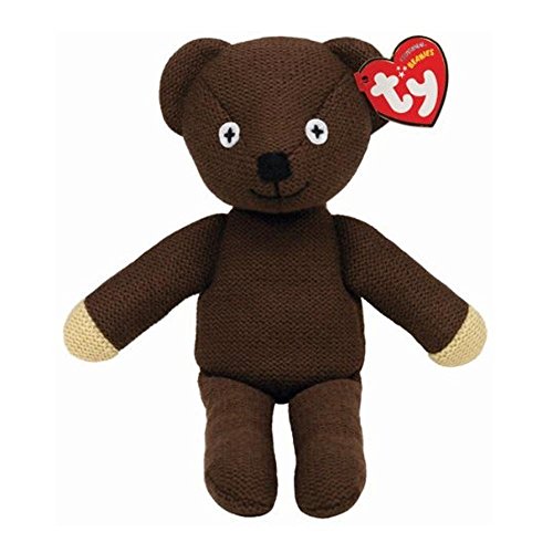 Peluche TY Beanie Boos Urso Teddy Mr. Bean 25cm (Idade Mínima Recomendada: 3 anos) Ty - Animais de pelúcia - 2,5cm, suave, macio, idade mínima recomendada 3 anos
