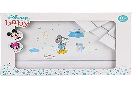 Lençol de Viagem INTERBABY (Mickey Mouse) Interbaby - Lençóis - mickey mouse, viagem, almofada, rosto