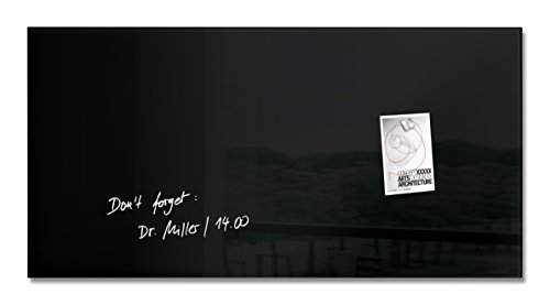 Quadro de Cortiça SIGEL GL145 (Preto - 90x45cm) Sigel - Quadros de avisos - 90x45cm, madeira mdf, cortiça, resistente