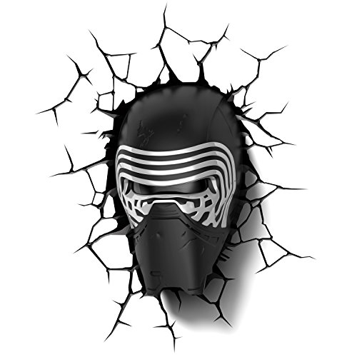 Luz Decorativa 3D LIGHT FX LED3DL1009 (Preto - 5.5x4.5x2.5m) 3D Light FX - Luzes noturnas e iluminação ambiente - led, eficiente, kylo ren, decorativa