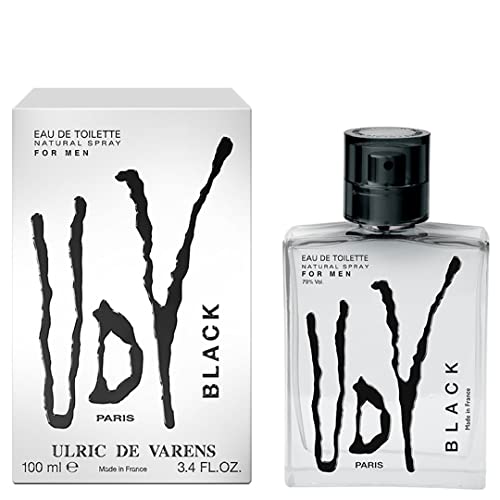 Perfume UDV BLACK MEN Eau de Toilette 100ml Urlic De Varens - Perfume e colônia - perfume, udv black men, eau de toilette, 100ml, fresco, elegante